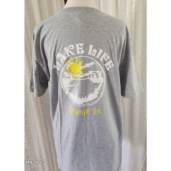 E47 "Lake Life, Jump In" soft style t-shirt - Picture 1 of 9